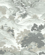 Brewster Home Fashions Ordos Light Green Eastern Toile Wallpaper