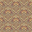 Brewster Home Fashions Donovan Burnt Sienna Nouveau Floral Wallpaper