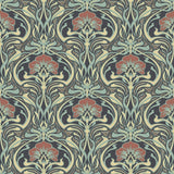 Brewster Home Fashions Donovan Moss Nouveau Floral Wallpaper