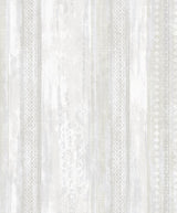 Brewster Home Fashions Blair Dove Ikat Stripe  Wallpaper