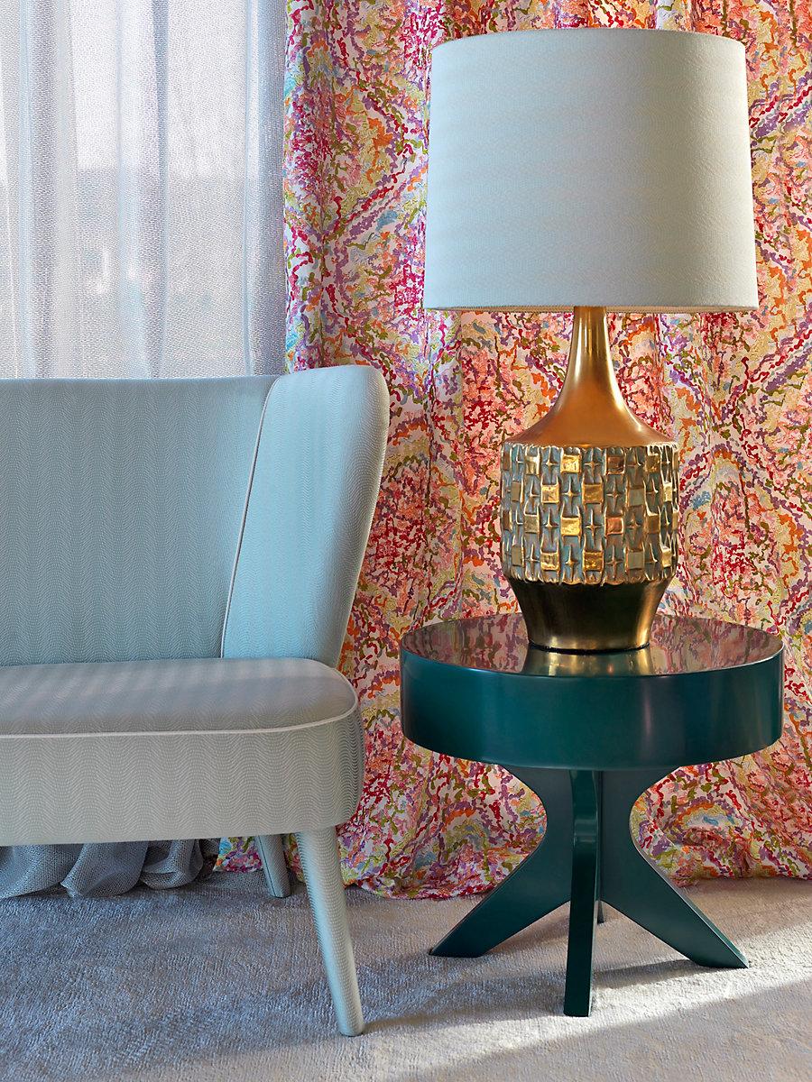 Scalamandre Marine Aqua Fabric