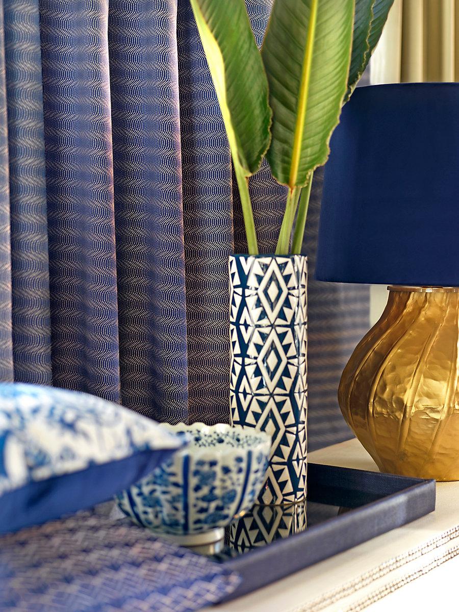 Scalamandre Marine Aqua Fabric