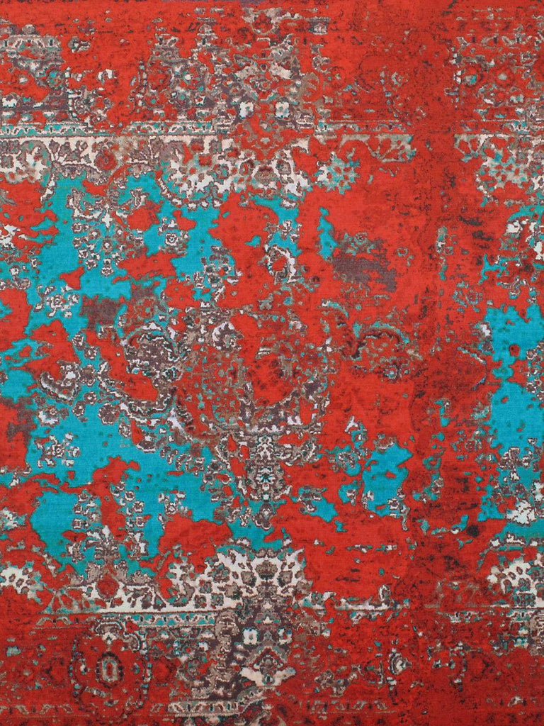 Aldeco Shade Carpet Velvet Red Shade Fabric