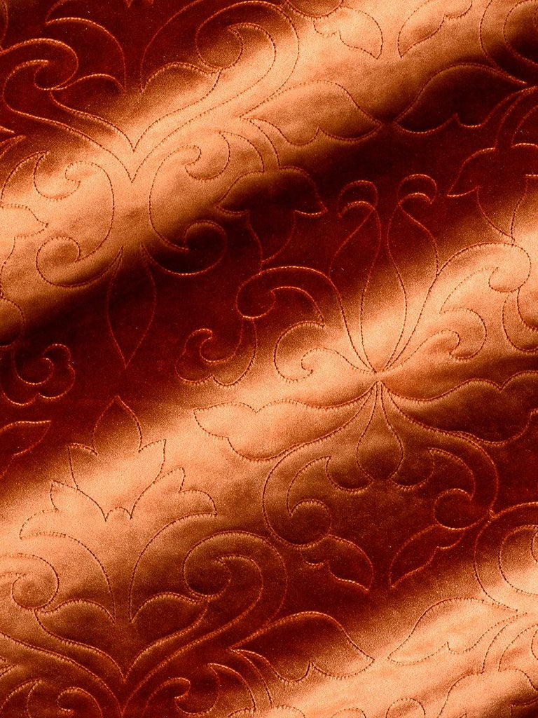 Christian Fischbacher Classic Velvet Pumpkin Fabric