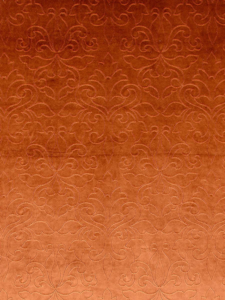 Christian Fischbacher Classic Velvet Pumpkin Fabric