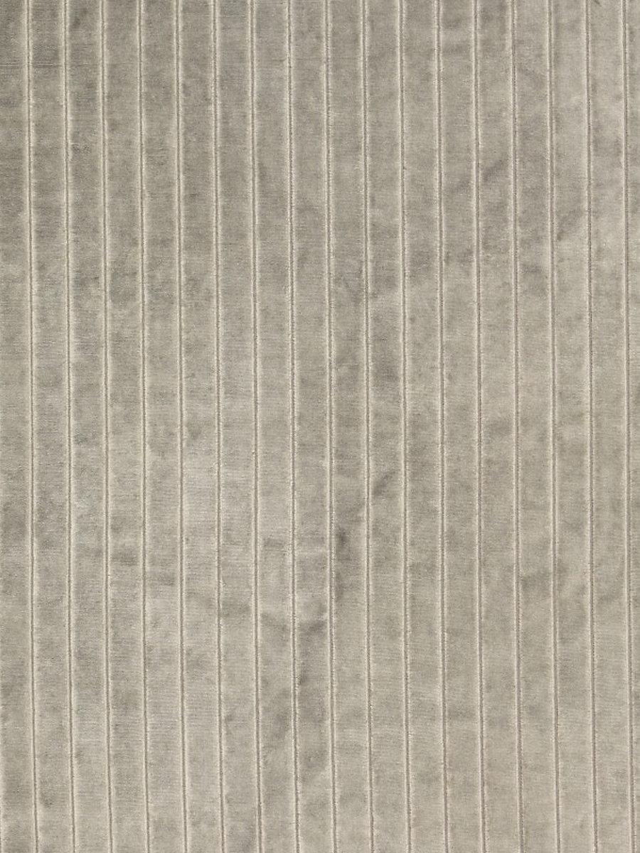 Scalamandre Velvet Stripe Steel Fabric