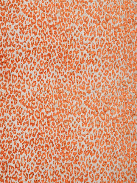 Scalamandre Leopard Orange Koi Fabric