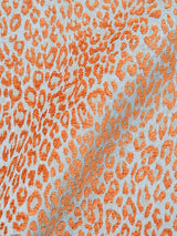 Scalamandre Leopard Orange Koi Fabric