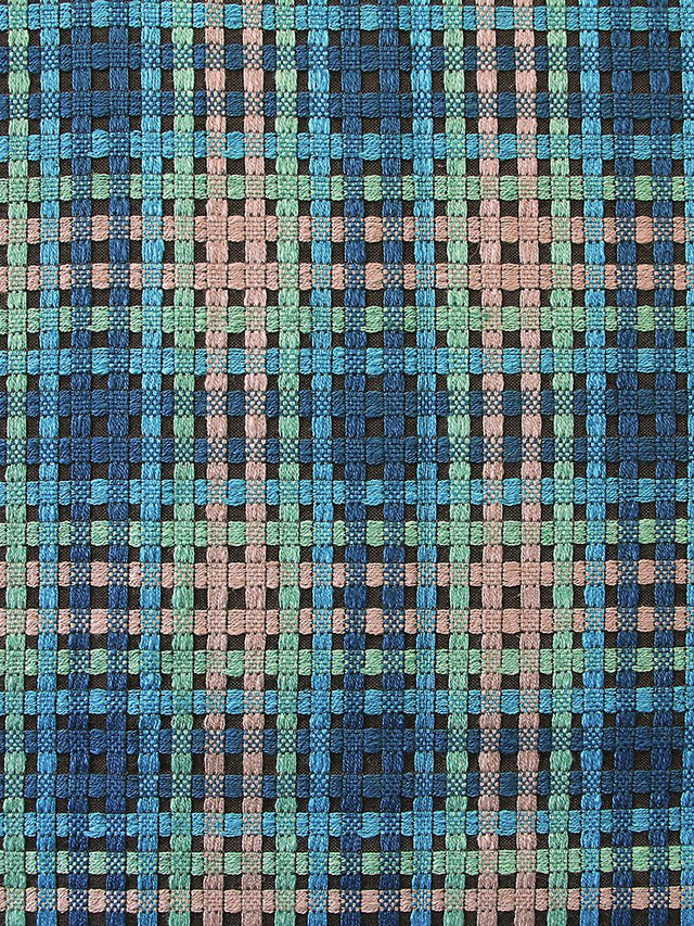 Scalamandre Twiggy Diva Aqua Blue Fabric