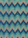 Aldeco Blossom Diva Aqua Blue Fabric