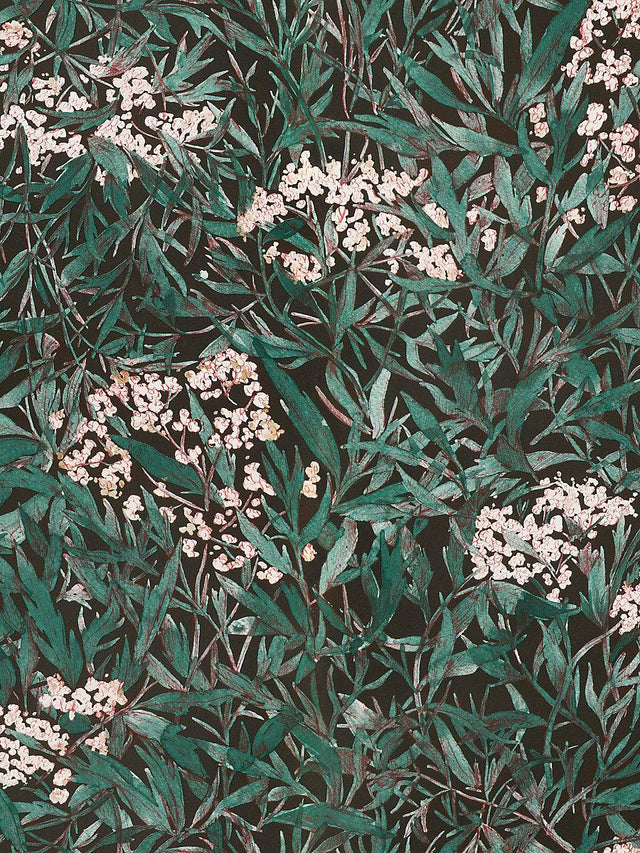 Scalamandre Malin Black Wallpaper