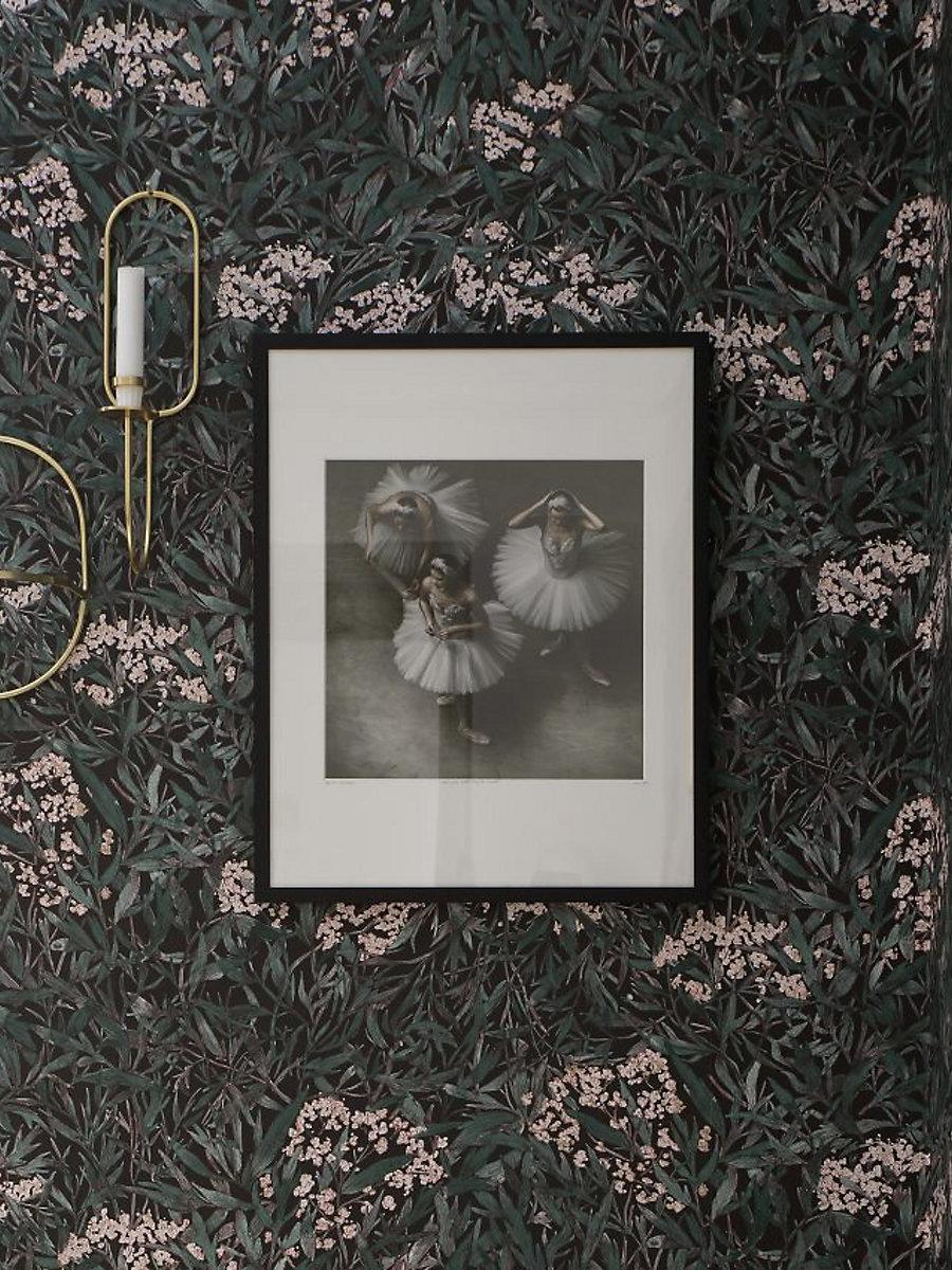 Scalamandre Malin Black Wallpaper