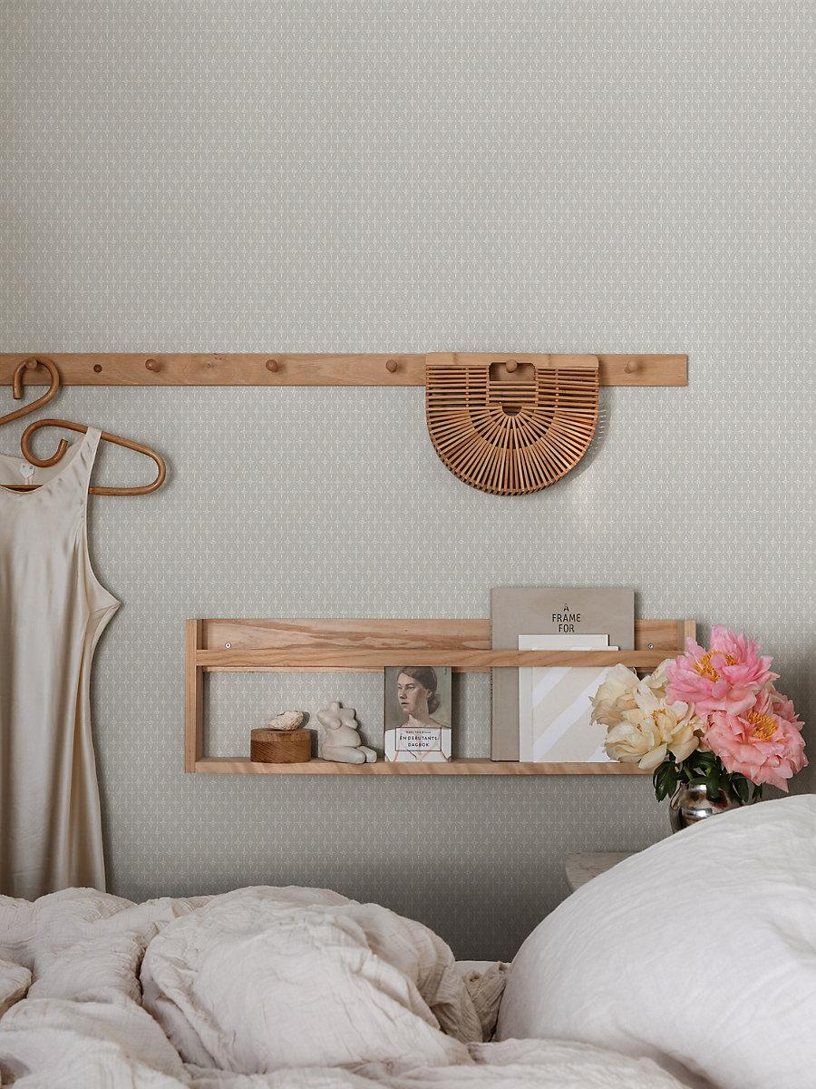 Scalamandre Einar Grey Wallpaper