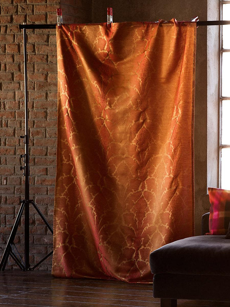 Christian Fischbacher PALAZZO CITRINE FLAME Fabric