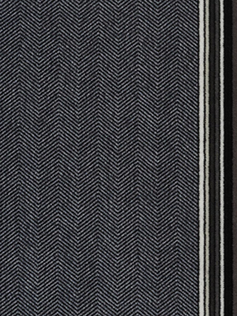 Aldeco Dizzy Velvet Black & White Fabric