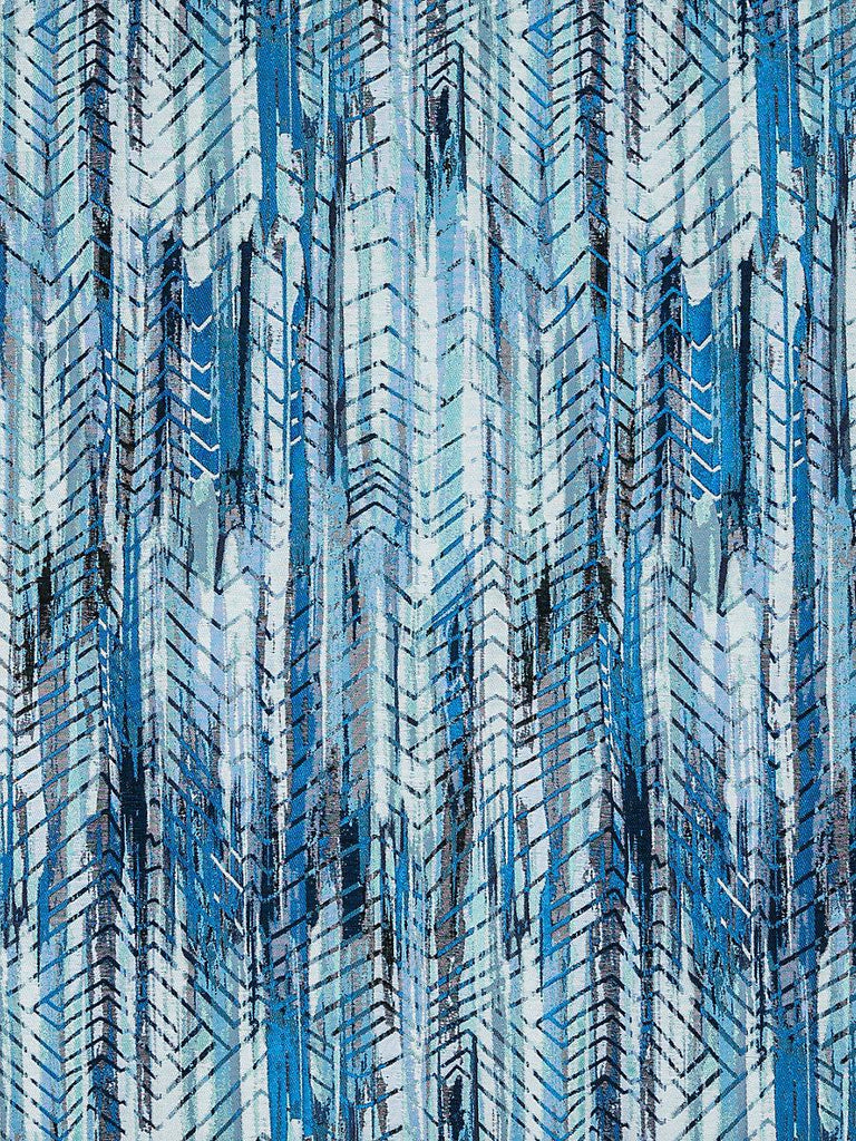 Aldeco BOHEMIAN AQUA BLUE SHADES Fabric