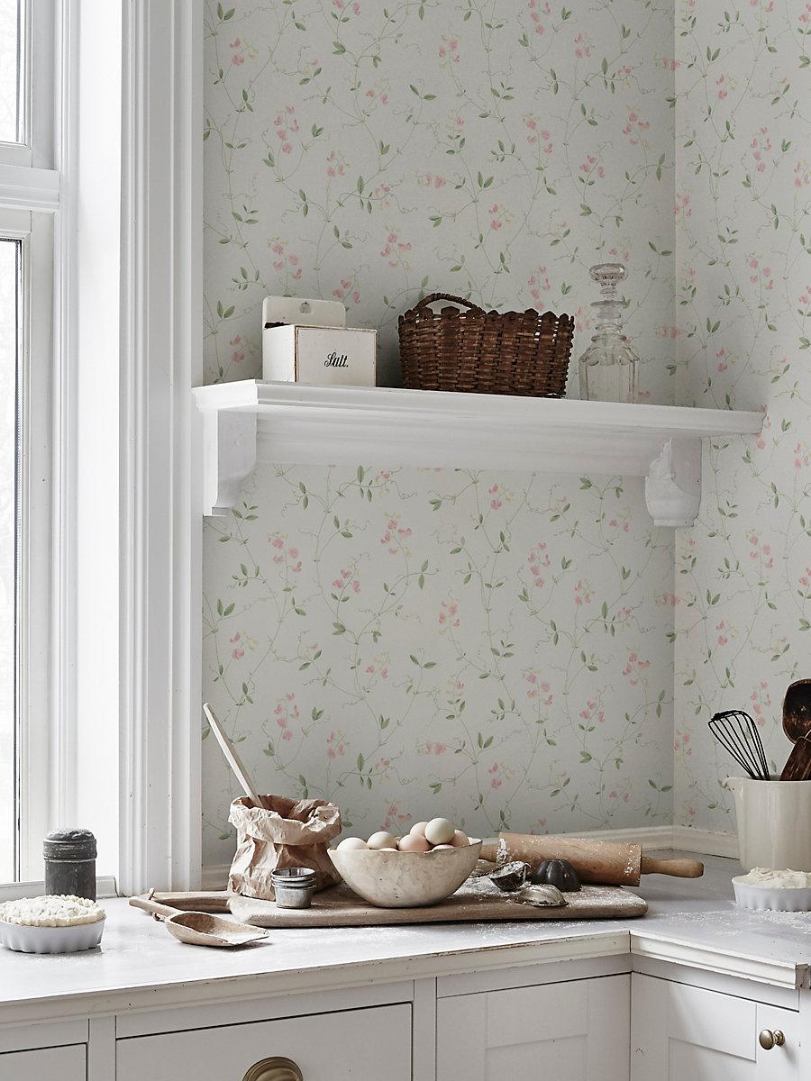 Scalamandre Sanna Light Pink Wallpaper