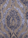 Christian Fischbacher Corona Damask Slate Blue Fabric