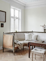 Scalamandre Sten White Wallpaper