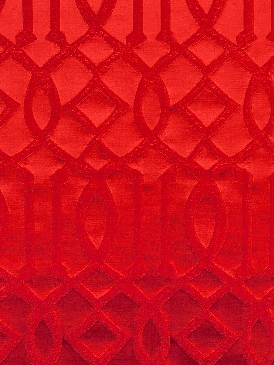 Scalamandre Master Trellis Coca Cola Red Fabric
