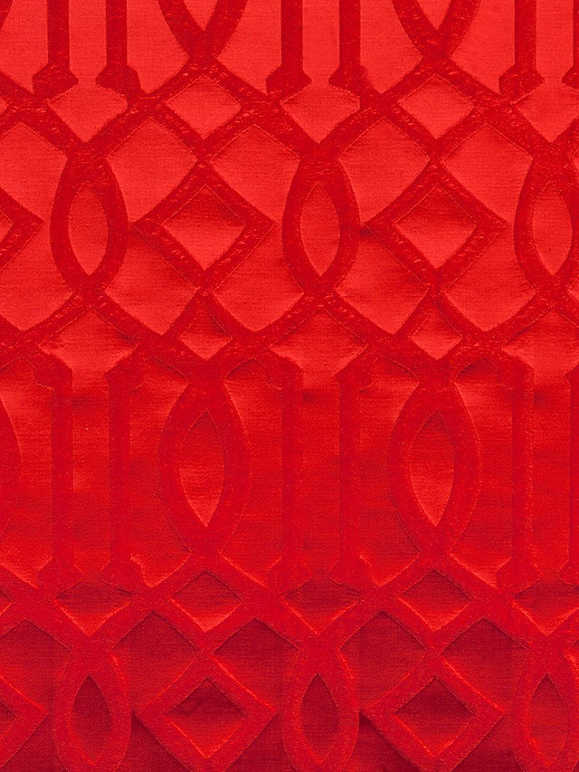 Scalamandre Master Trellis Coca Cola Red Fabric