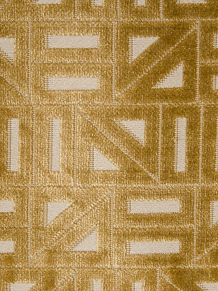 Scalamandre Miter Golden Yellow Fabric
