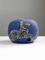 Scalamandre Zebras 12 Dia - Denim Decorative Pillow