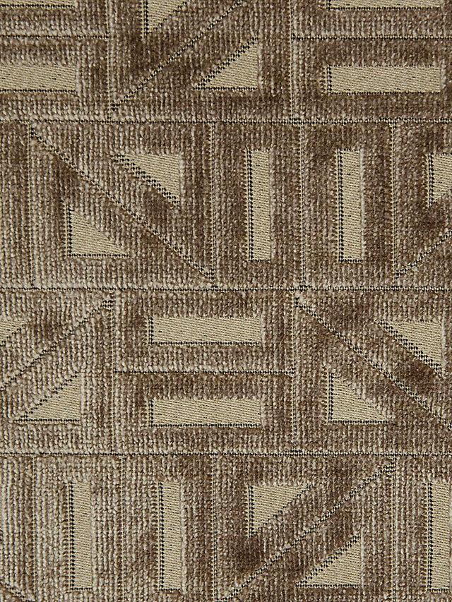 Scalamandre Miter Taupe Fabric