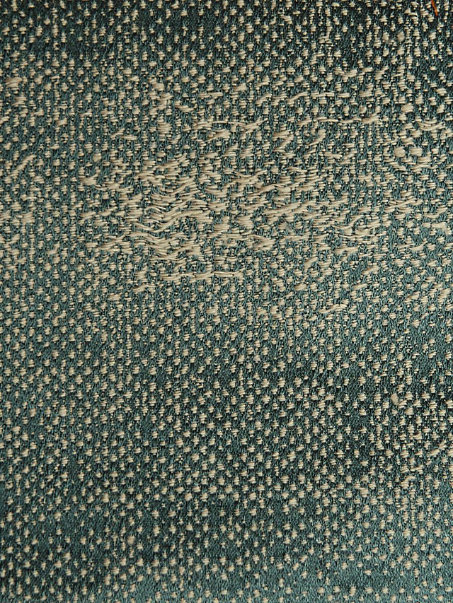 Scalamandre Kim Baltic On Taupe Fabric