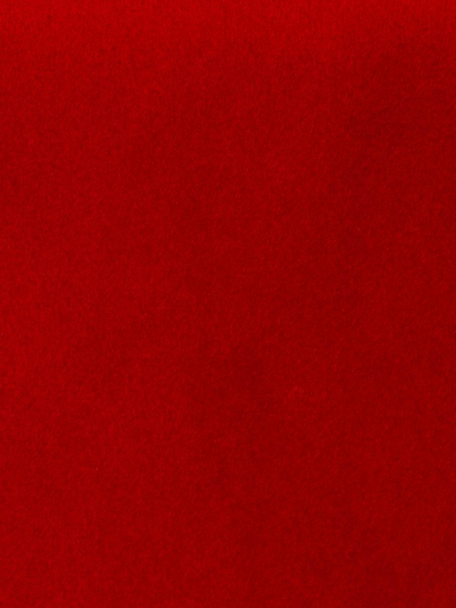 Scalamandre Safety Velvet Lipstick Red Fabric