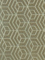 Scalamandre Hoopstar Silver On Taupe Fabric