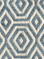 Scalamandre Geometric Drops Orion Blue Fabric