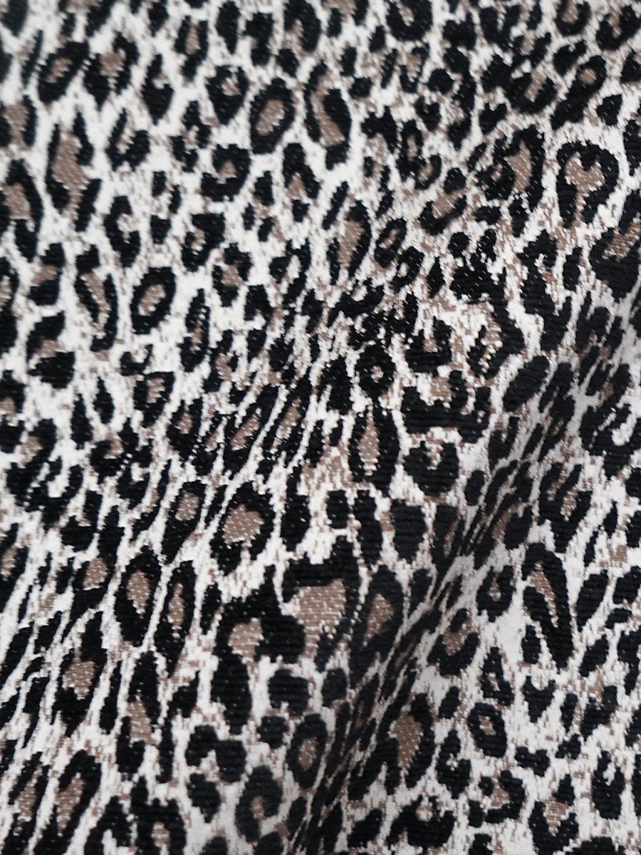 Scalamandre Leopard Sexy Black Fabric