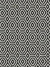 Aldeco Geometric Drops Sexy Black Fabric