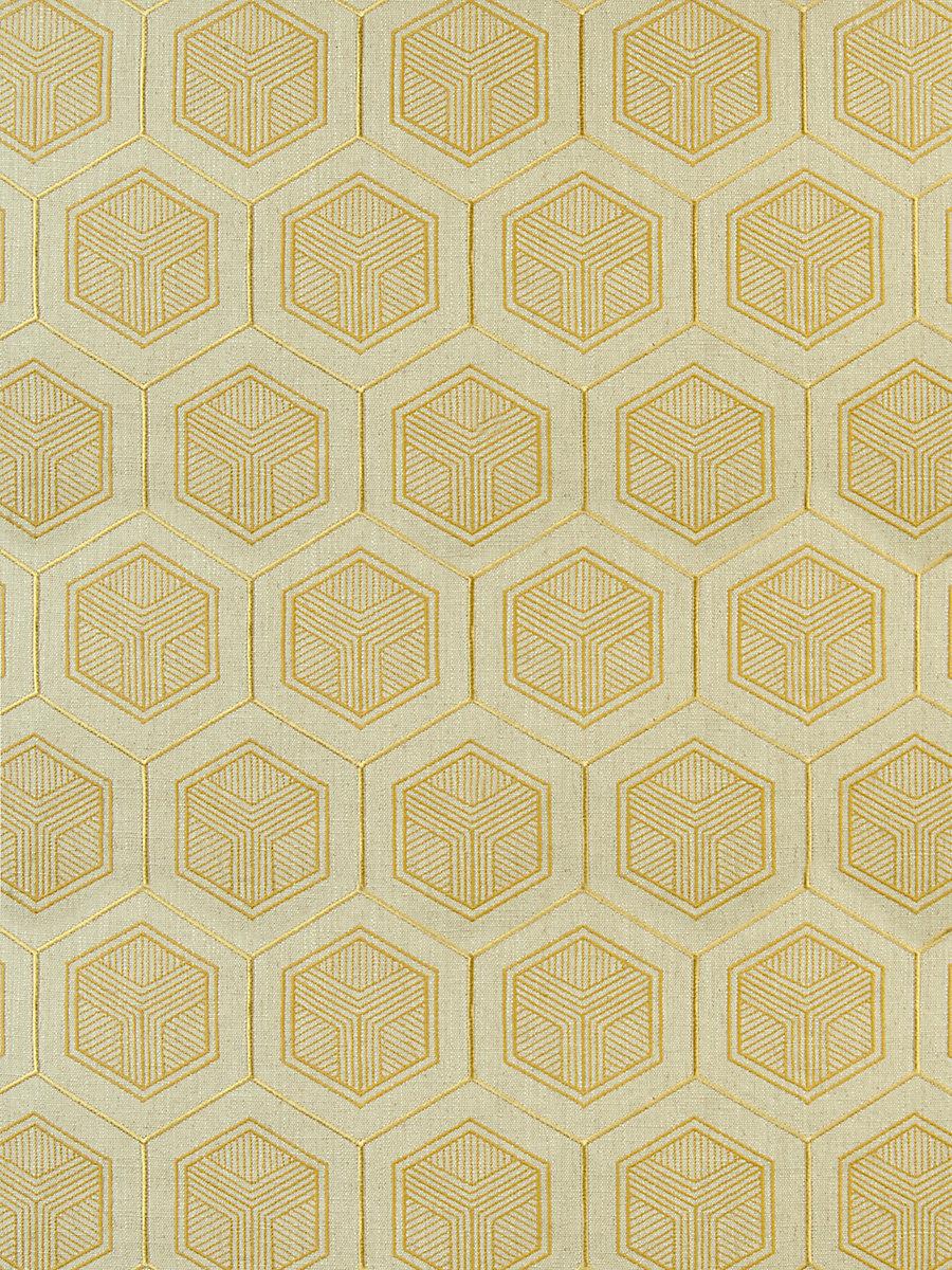 Scalamandre Hexaddiction Sahara Sun Fabric