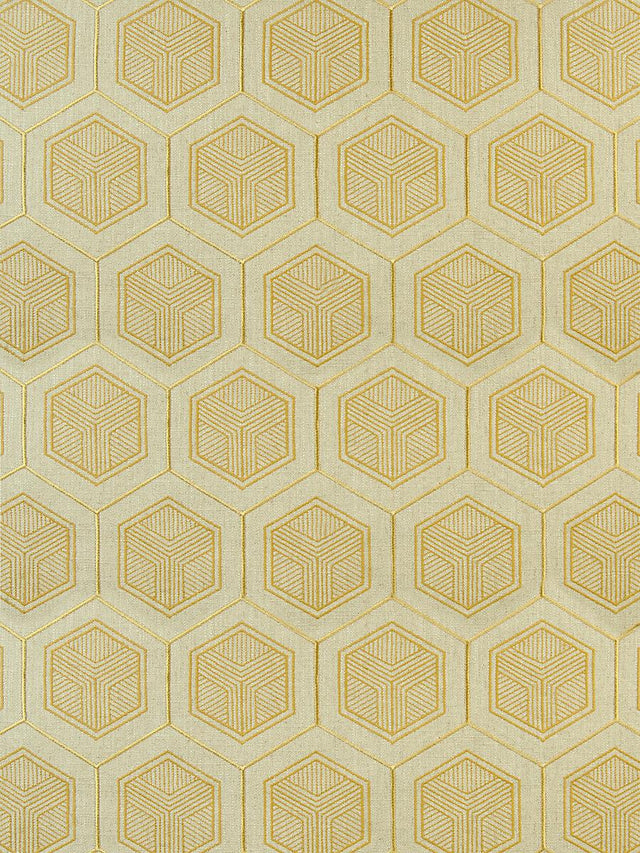Scalamandre Hexaddiction Sahara Sun Fabric