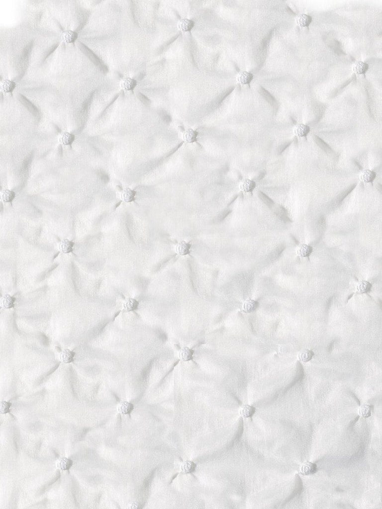 Christian Fischbacher Pois White Fabric