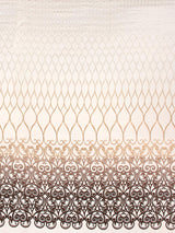 Scalamandre Teatro Champagne Chocolate Fabric