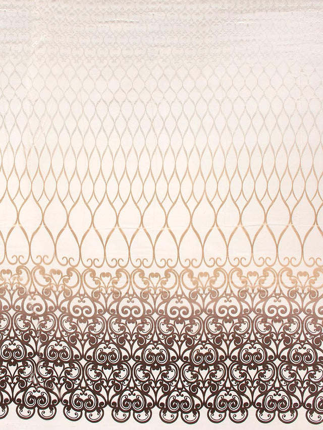 Scalamandre Teatro Champagne Chocolate Fabric