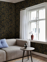 Scalamandre Pine Black Wallpaper