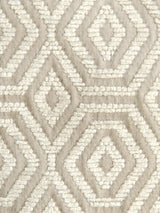 Scalamandre Geometric Drops White Star Fabric