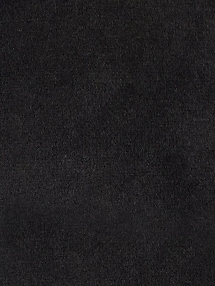 Scalamandre Sucesso | Wide Width Velvet Anthracite Fabric