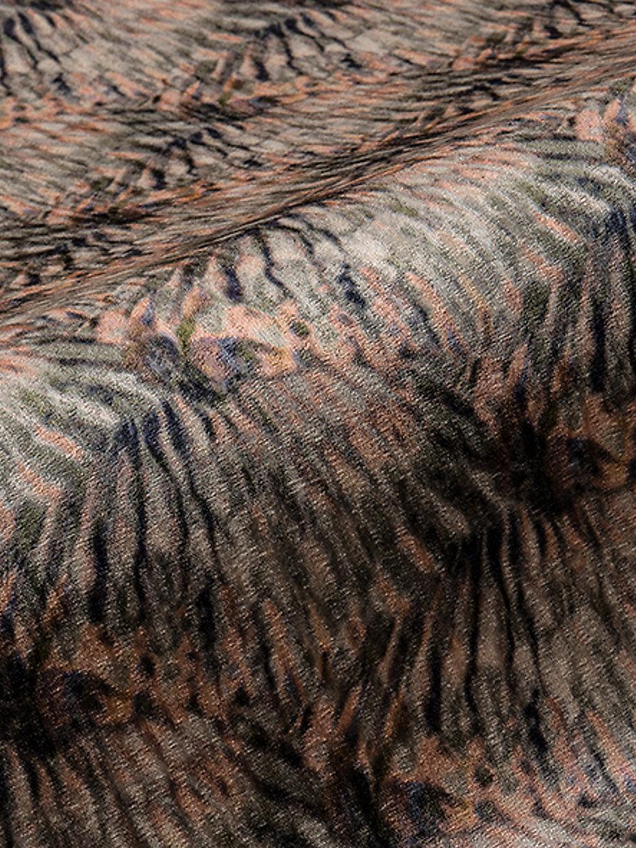 Scalamandre Guilty Coral Feathers Fabric