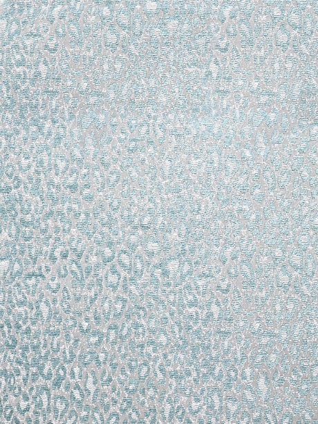 Scalamandre Leopard Aqua Harbor Fabric