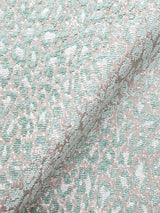 Scalamandre Leopard Aqua Harbor Fabric