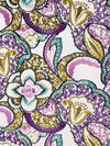 Aldeco Tiffany'S Embroidery Violet Fabric