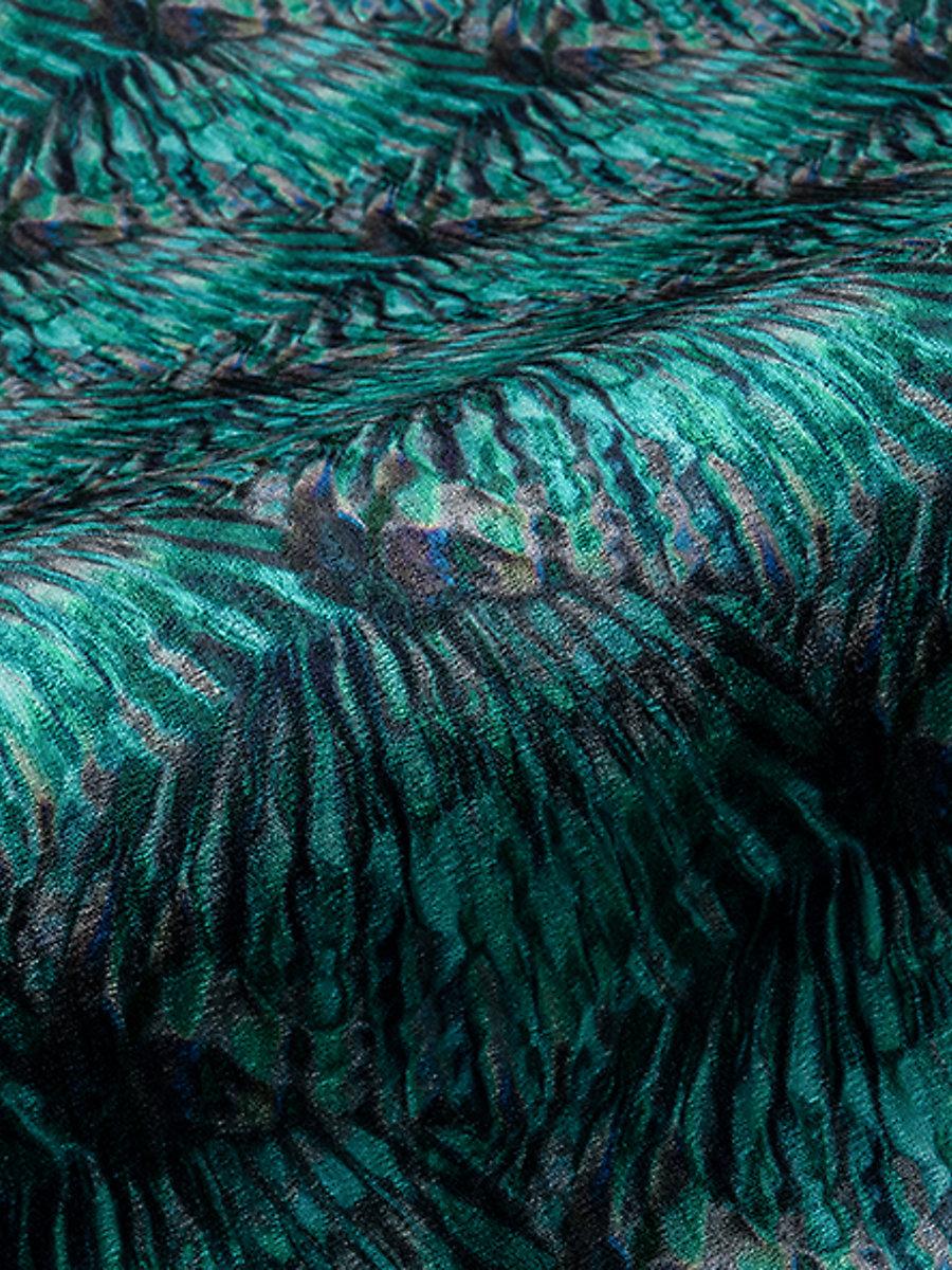 Scalamandre Guilty Peacock Blue Fabric
