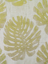 Scalamandre Palm Leaves Lima Yellow Fabric