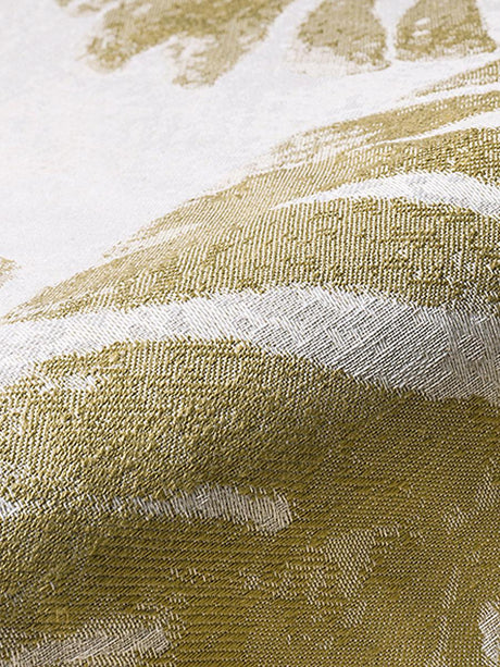 Scalamandre Palm Leaves Lima Yellow Fabric