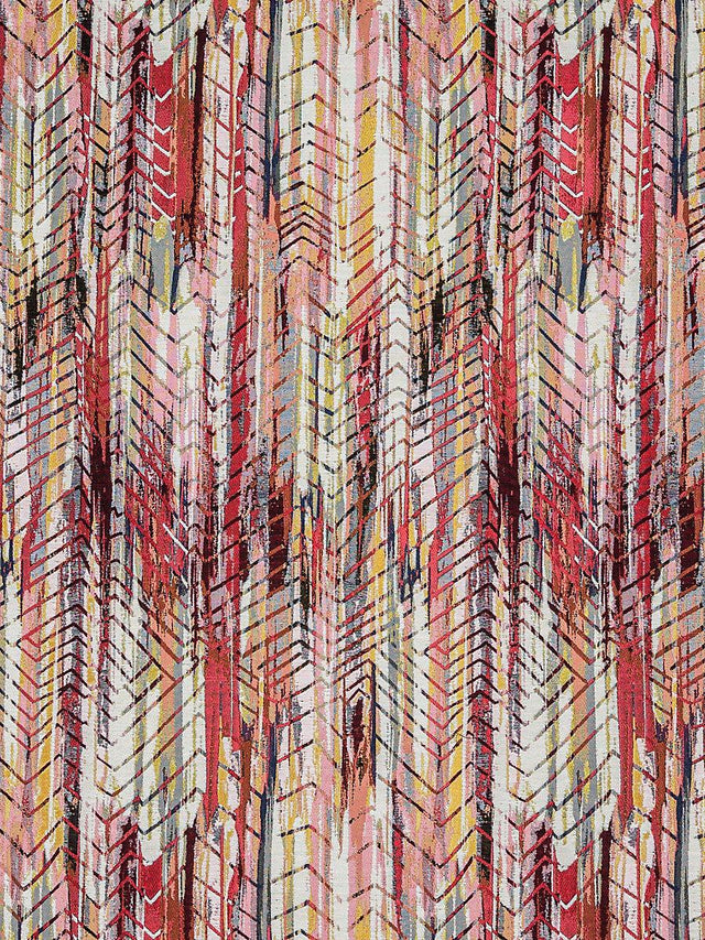Scalamandre Bohemian Hot Cherry Gold Fabric